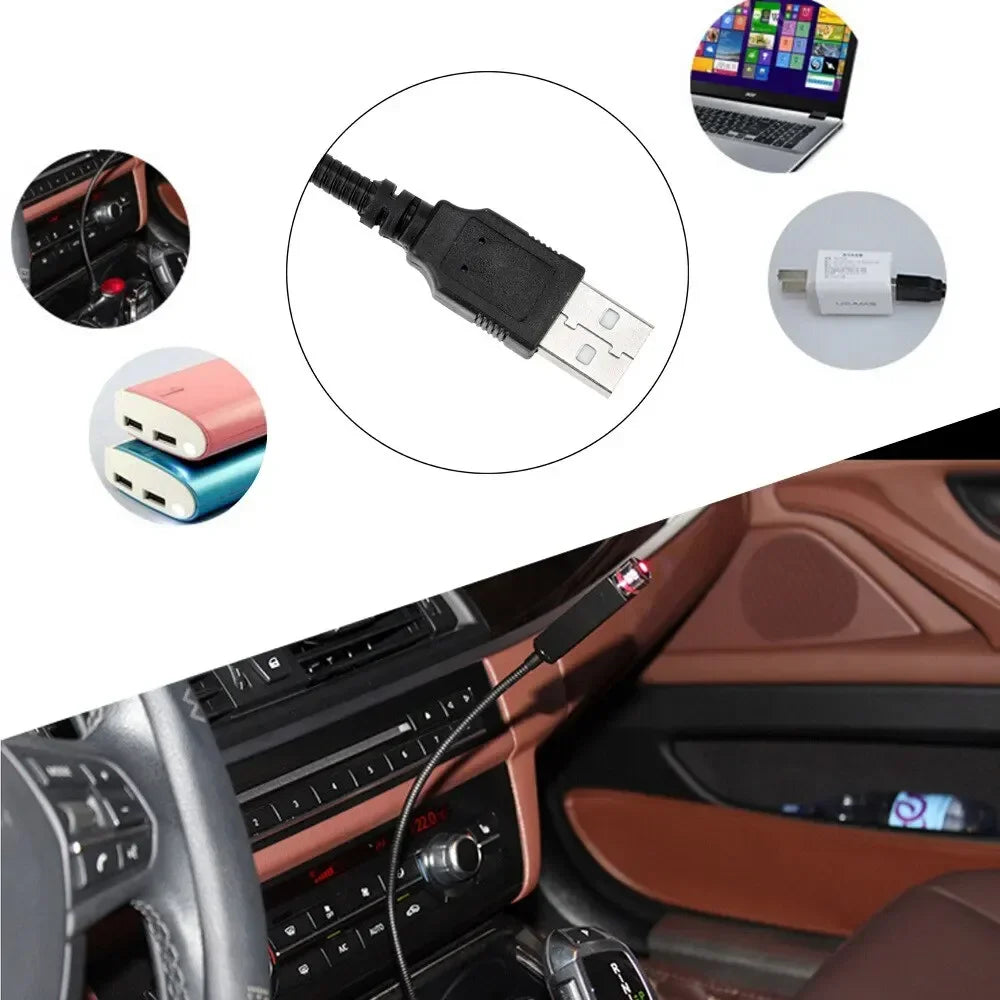 Mini LED Car Roof Star Night Light Projector | USB Galaxy Atmosphere Lamp