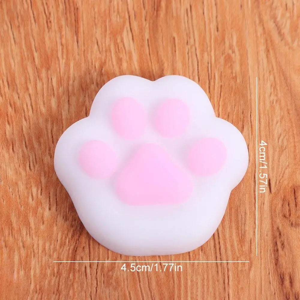 Mini Cat Paw Squeeze Toy | Silicone Pinch Decompression Toy