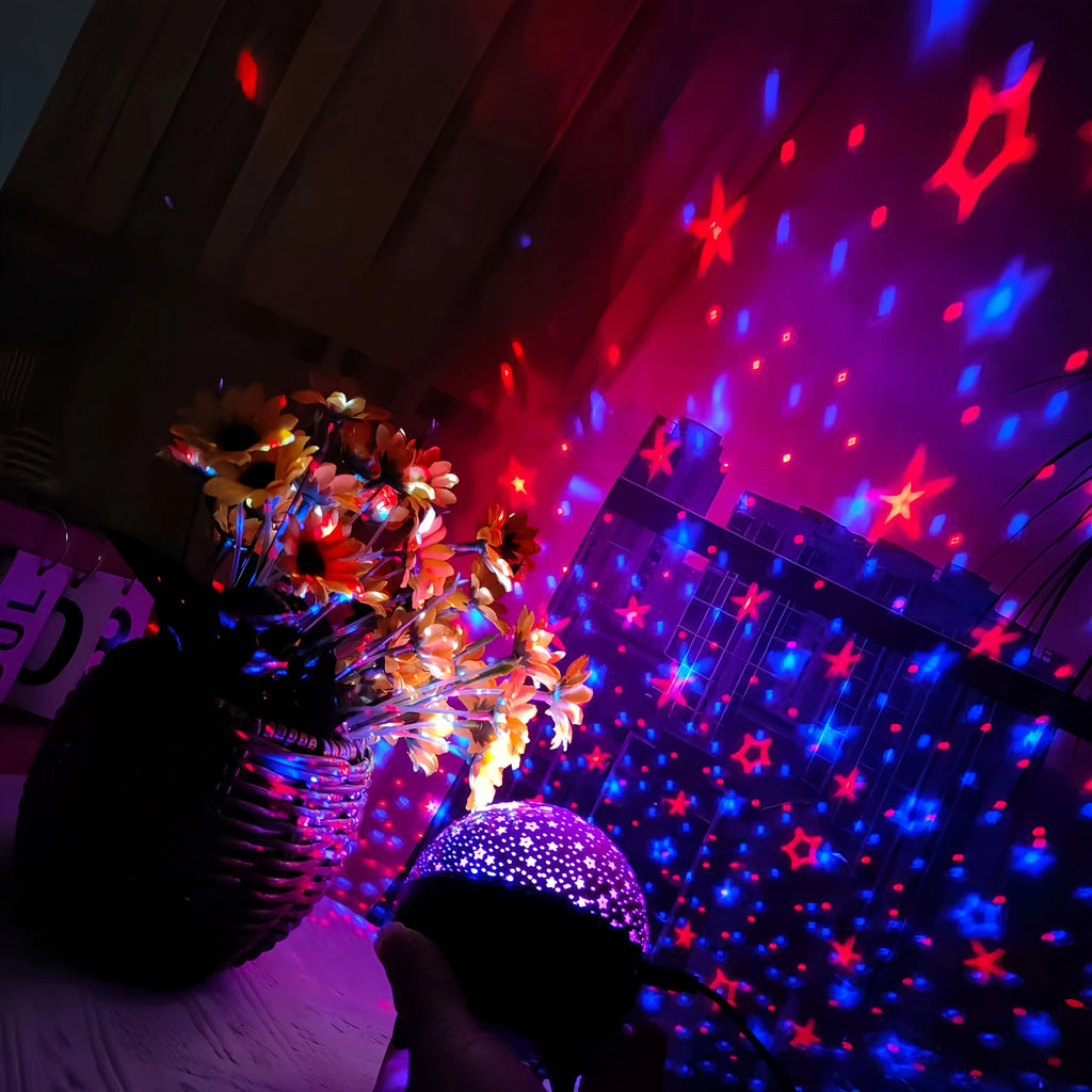 Starry Sky Projector Light | 7-Mode LED Night Light for Kids Room Decor