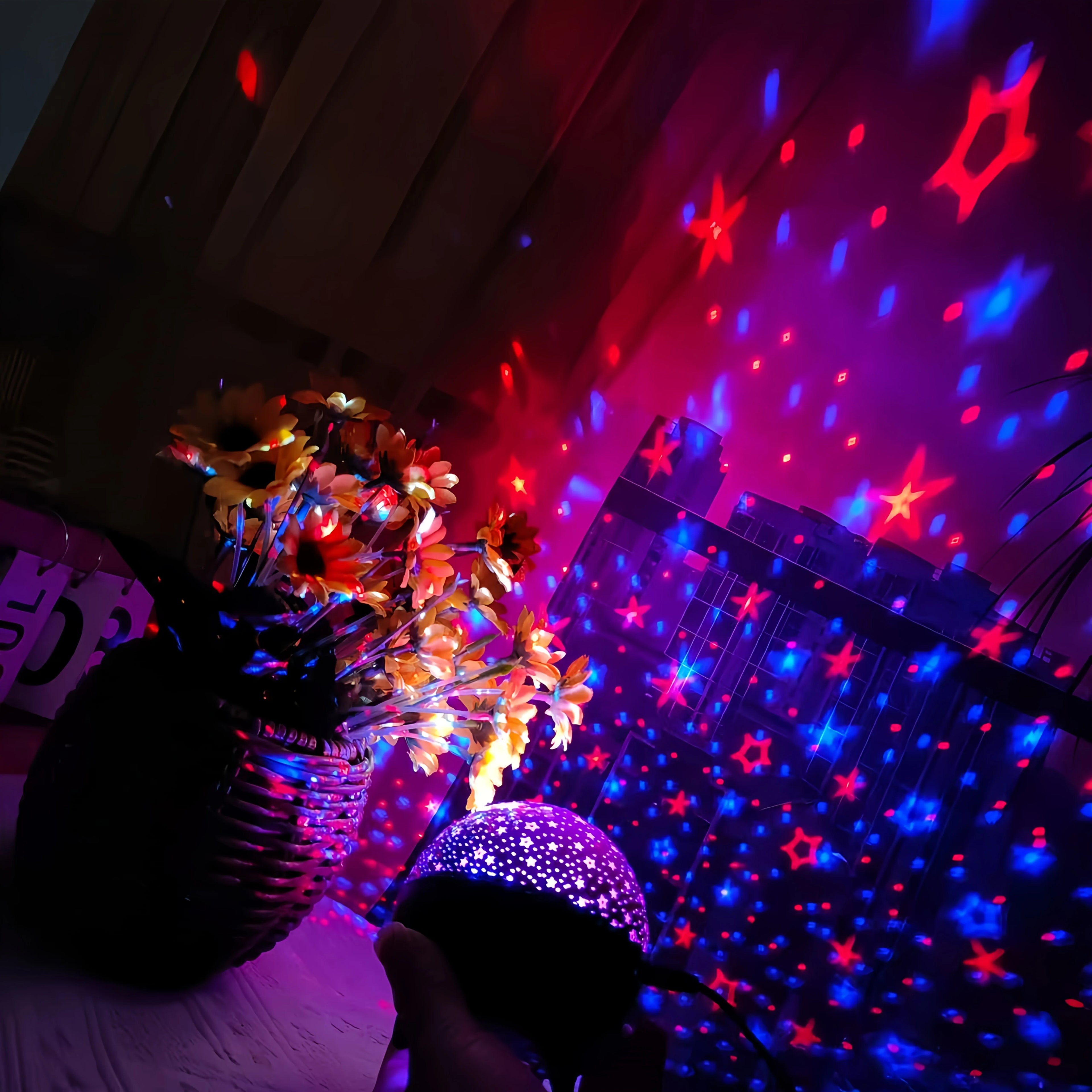 Starry Sky Projector Light | 7-Mode LED Night Light for Kids Room Decor