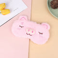 Plush Cat Eye Mask for Sleep | Soft Travel Blindfold