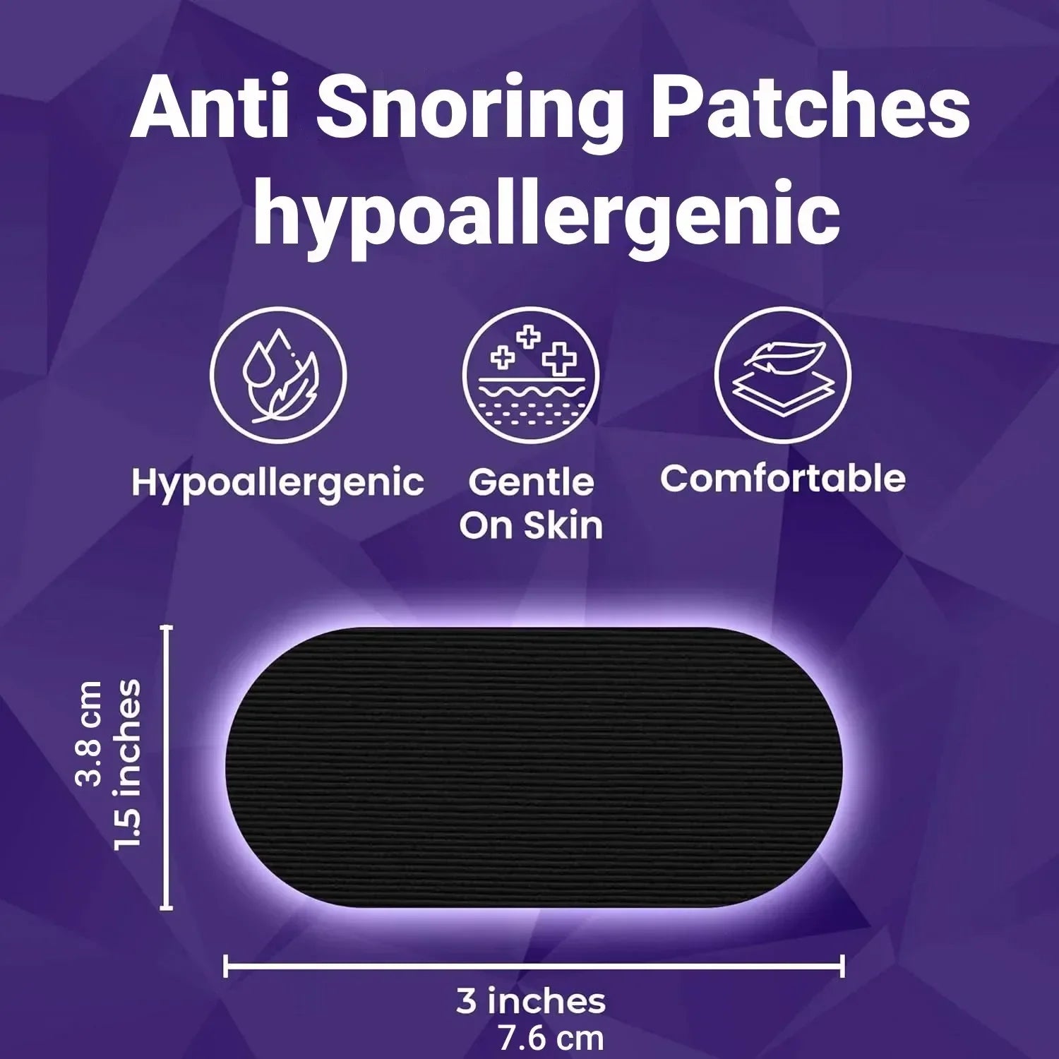 30 Anti-Snoring Mouth Tape Strips | Sleep Aid for Nasal Breathing and Dry Mouth Relief