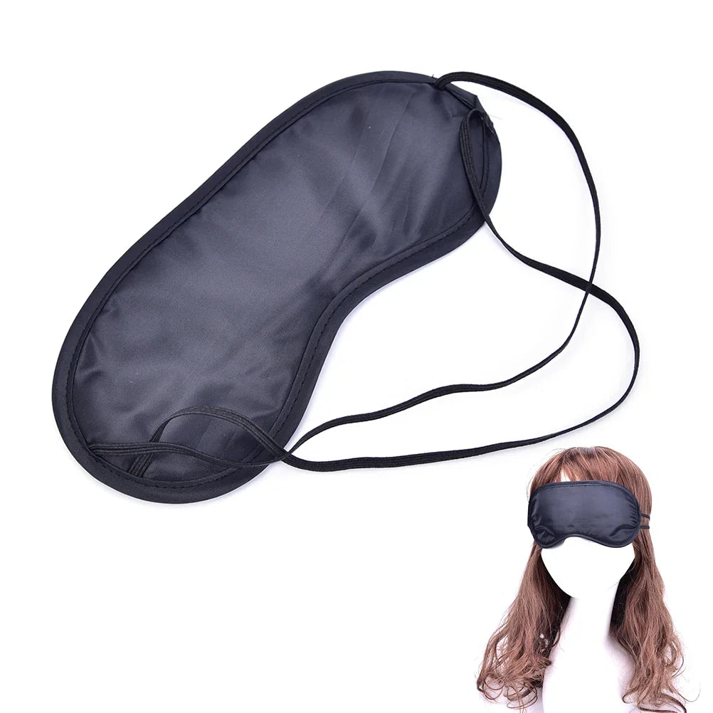 Sleep Eye Mask for Travel | 10 Pack Blackout Blindfold Set