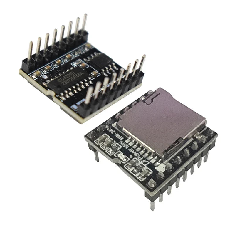 DFPlayer Mini MP3 Player Module | 16P TF Card U Disk Audio Voice Board