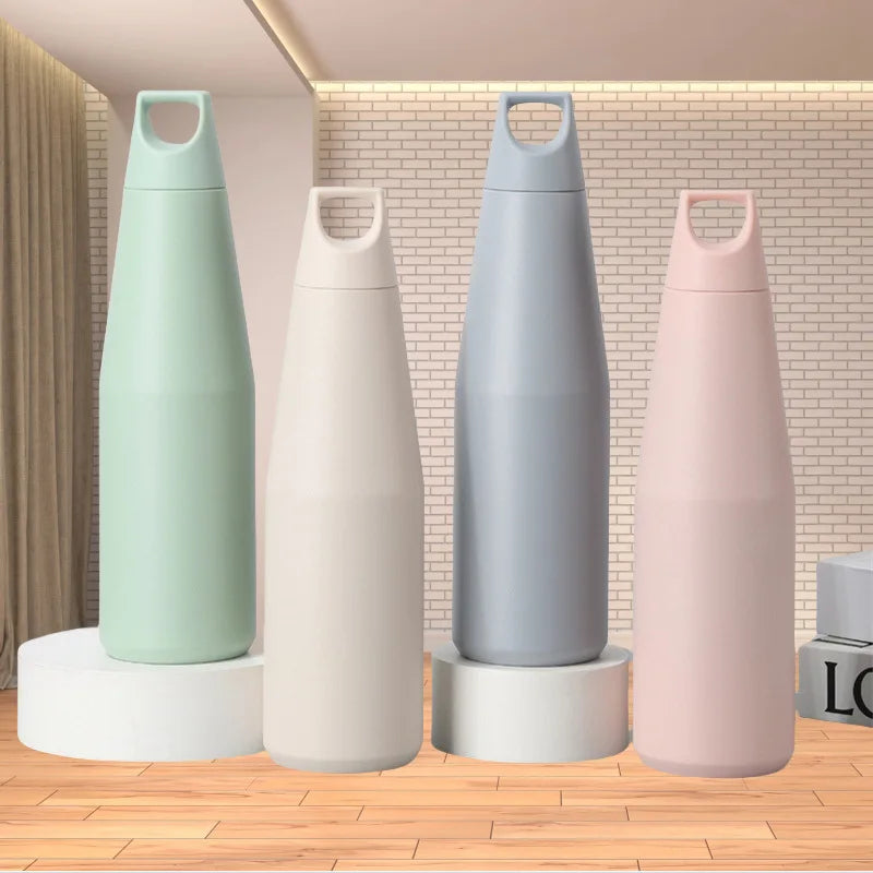Steel Japanese Style Vacuum Thermos 580/1080ml | Double Wall Ice Cooler Sports Water Bottle