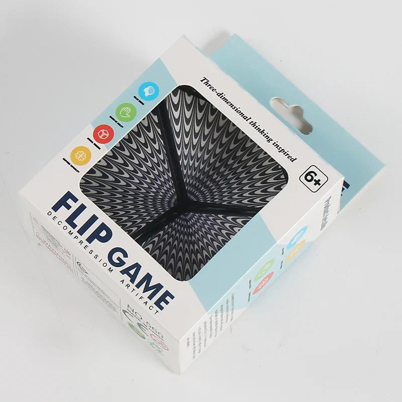 Infinite 3D Magic Cube | Irregular Flip Puzzle for Stress Relief and Focus