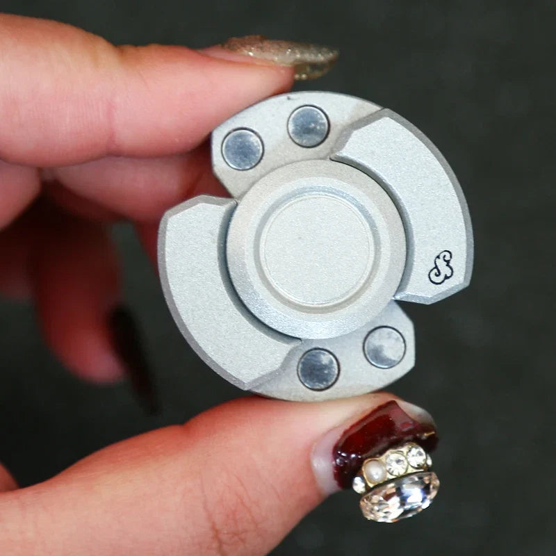 Multi-Mode Magnetic Fidget Spinner | EDC Slider Toy for Stress Relief and Focus