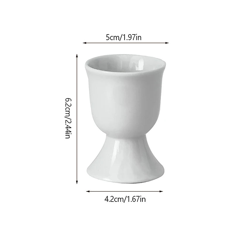 Egg Cup Holders Candy Color | Ceramic Creative Serving Cups Breakfast