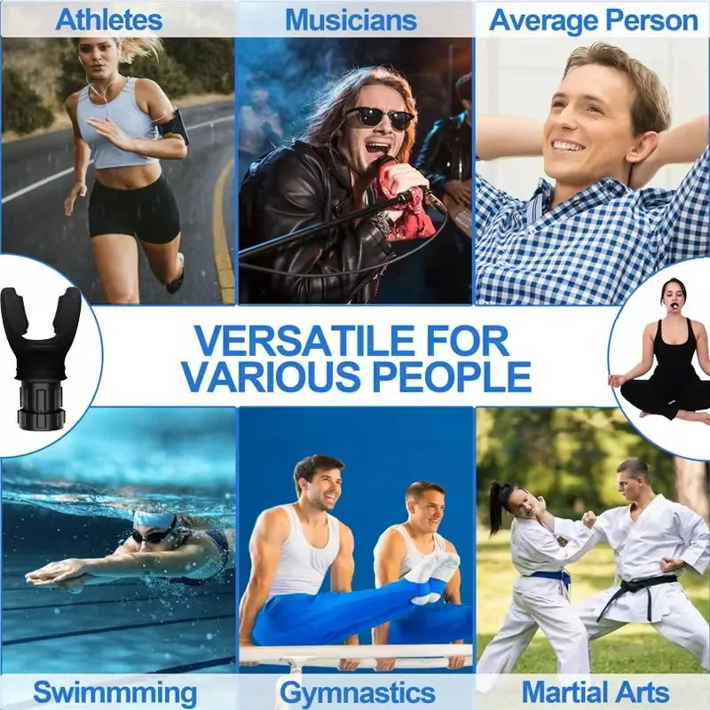Portable Lung Capacity Trainer | Adjustable Resistance Breathing Exerciser