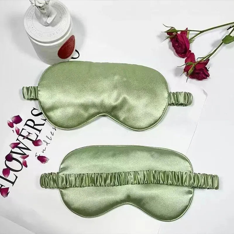 Imitated Silk Sleep Eye Mask | Soft Comfortable Sleeping Shield for Light Blocking