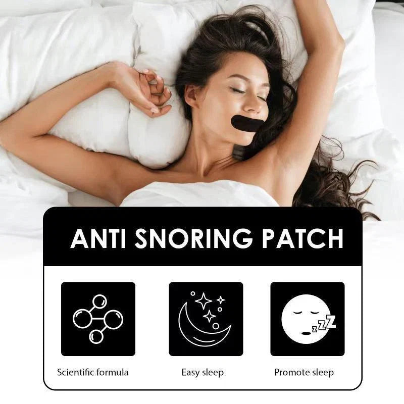 30-Piece Mouth Tape for Snoring Relief | Anti-Snore Sleep Aid Strips