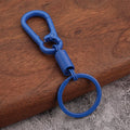 Vintage Brass Keychain Lanyard Snap Hook | Manual Rotate Carabiner Clip