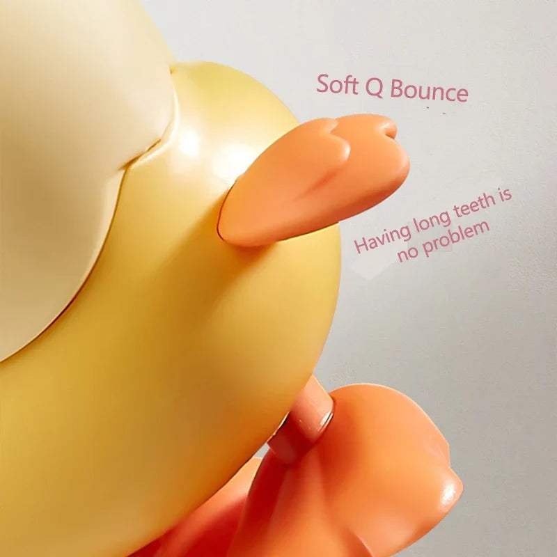 Clockwork Chick Toy on Chain | Wind-Up Crawling Chicken for Baby