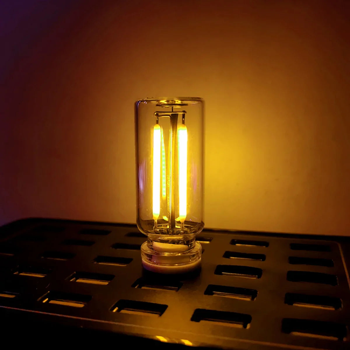 Touch Dimmable USB Night Light | Portable LED Filament Lamp for Car and Bedroom