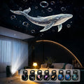 Ocean USB Projector Night Light | 8 Replaceable Lamp Sheets for Ambient Home Ceiling Lighting