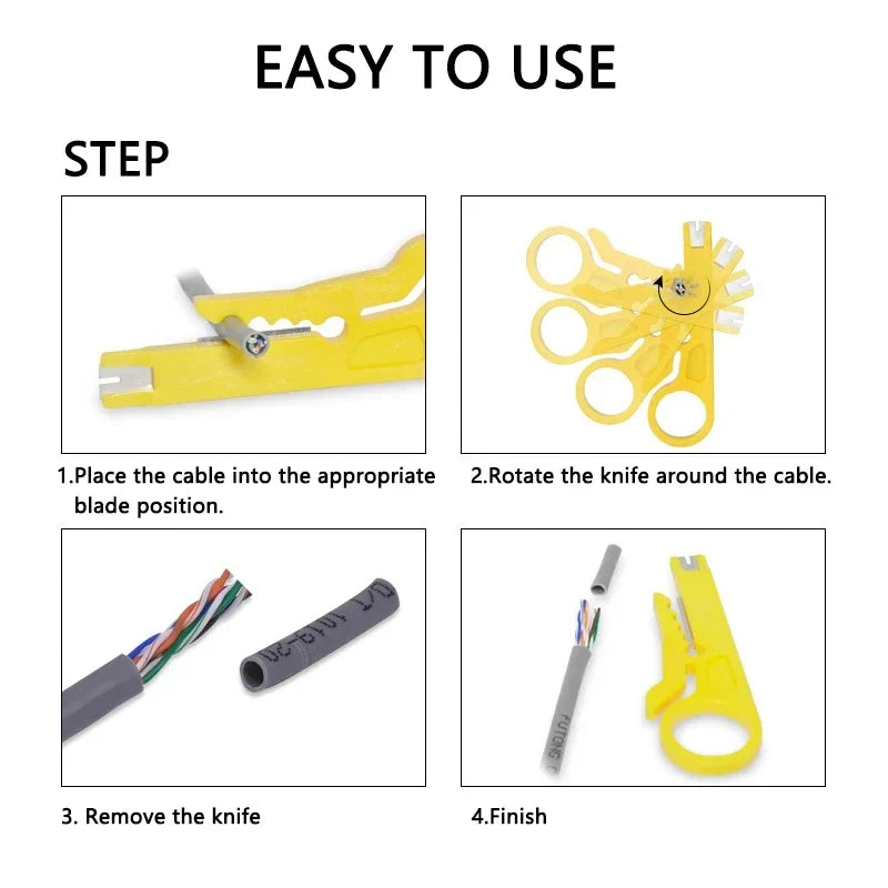 Wire Stripper and Crimper Tool | Multifunctional Cable Stripping Pliers