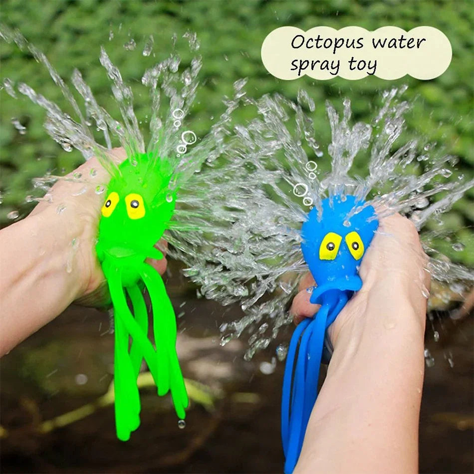 Octopus Water Absorbing Sponge Toy | Squeeze Stress Relief Bath Toy