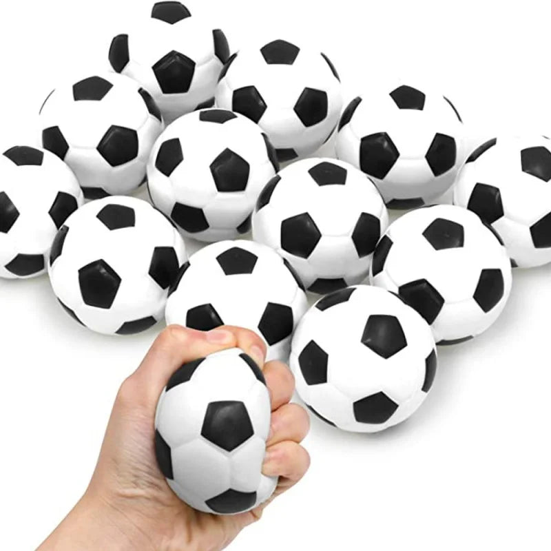2Pcs Foam Soccer Stress Balls | Squeeze Toy for Anxiety Relief and Party Favors