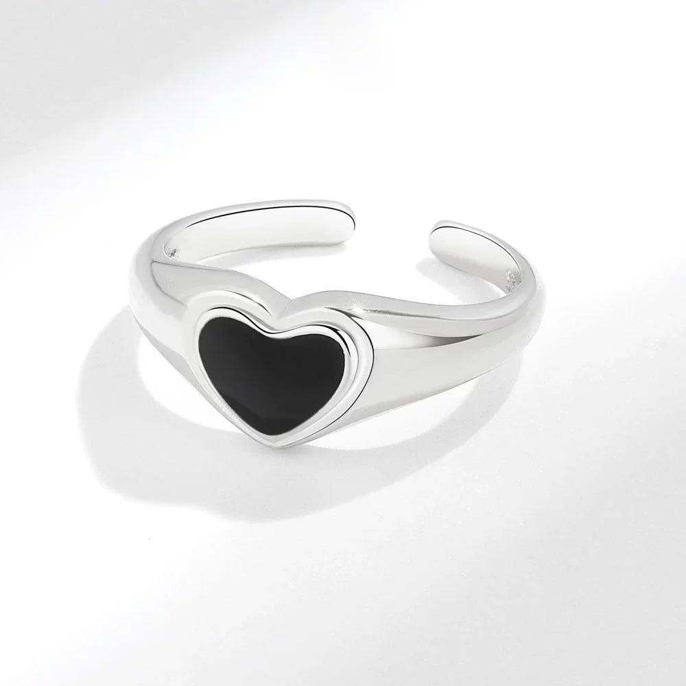 VENTFILLE 925 Sterling Silver Flower Lace Ring | Korean Fashion Adjustable CZ Ring