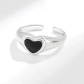 VENTFILLE 925 Sterling Silver Flower Lace Ring | Korean Fashion Adjustable CZ Ring
