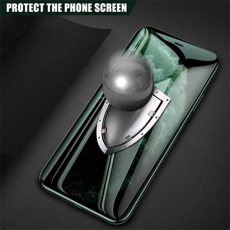 1-2Pcs Tempered Glass for IPhone 16 13 11 12 14 15 Pro Max Mini Screen Protector for IPhone 7 8 15 16 Plus X XR XS MAX SE Glass