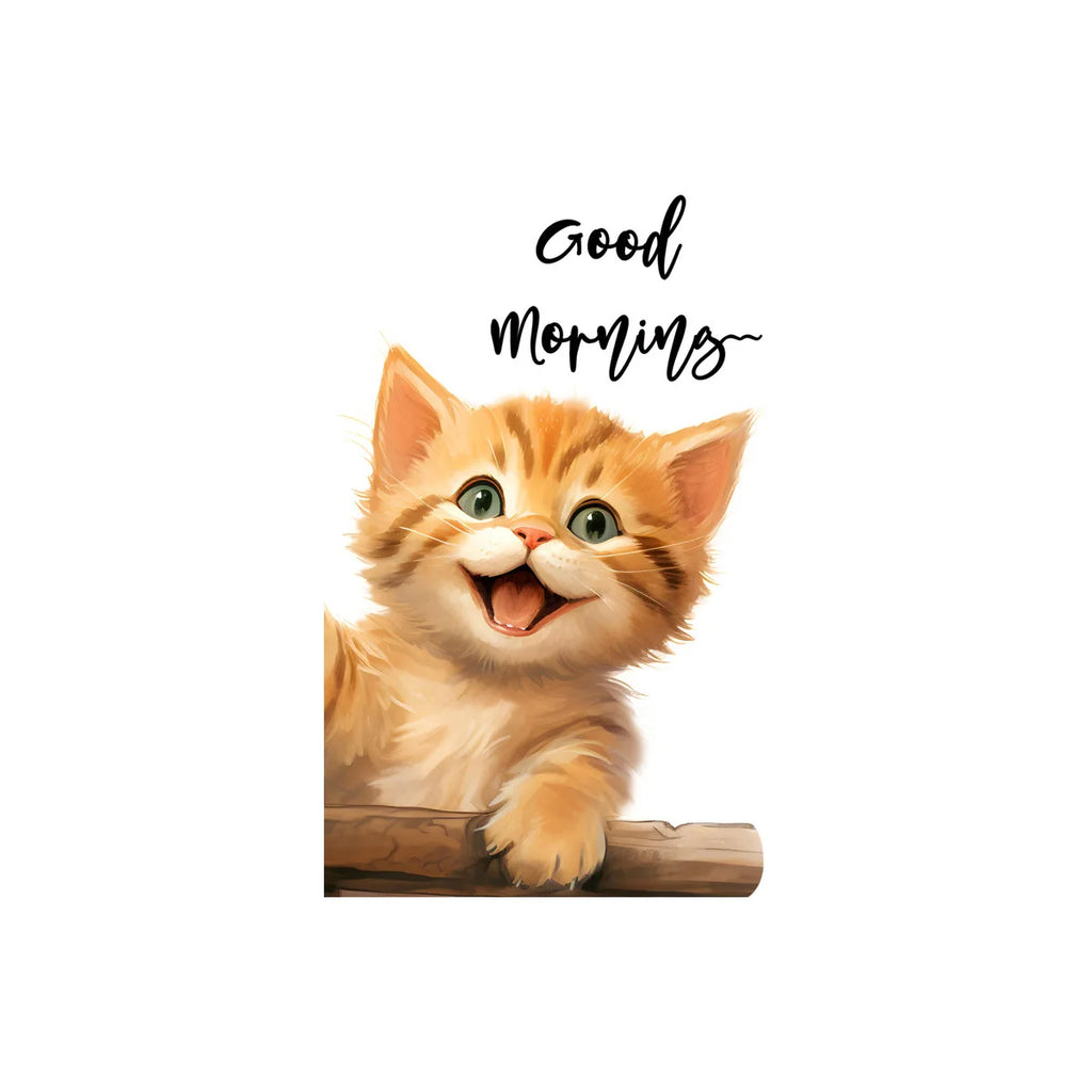 Cute Cat Wall Stickers | Peel and Stick Kitten Decals for Home Decor