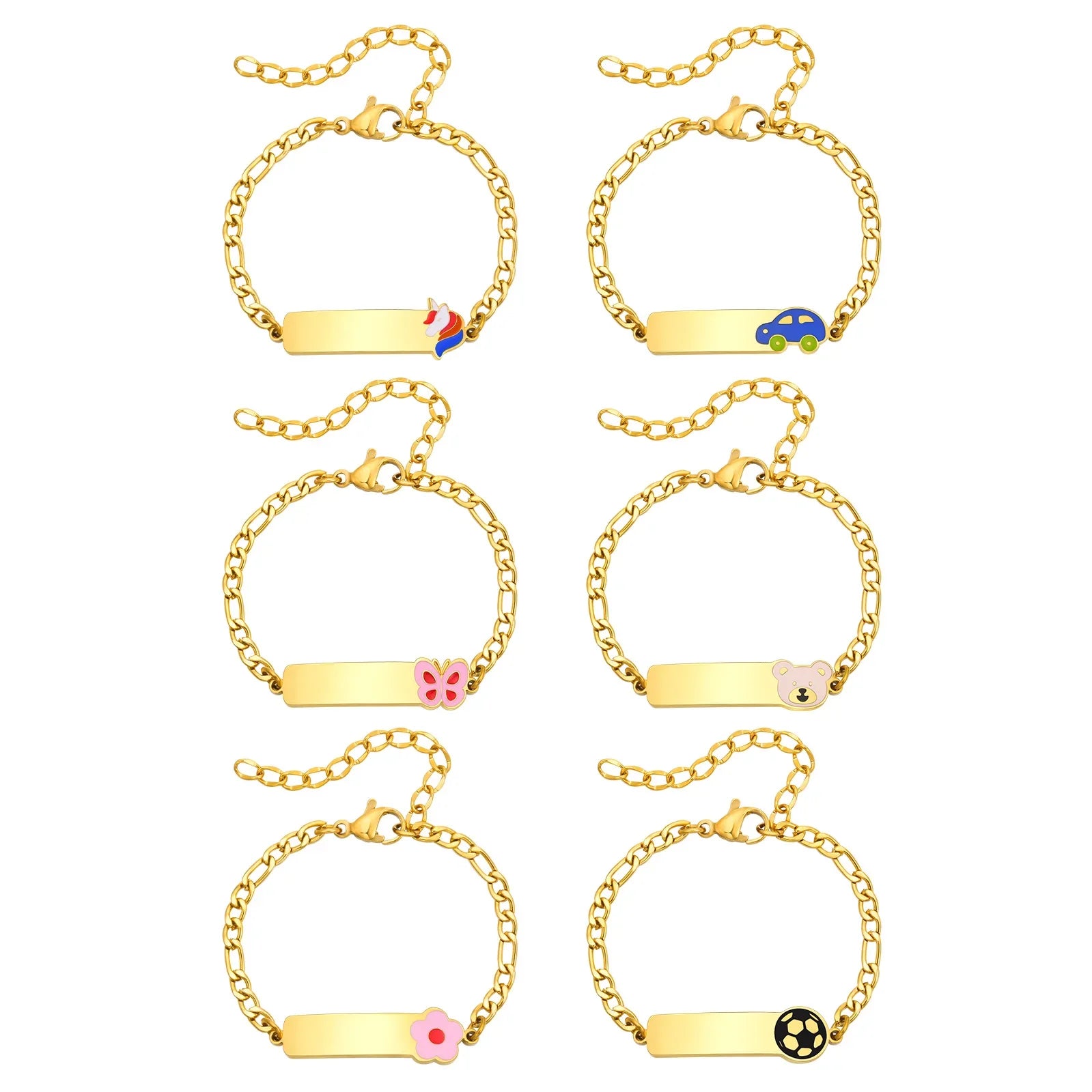 Custom Name Blessing Bracelet for Girls | Stainless Steel Personalized Gift