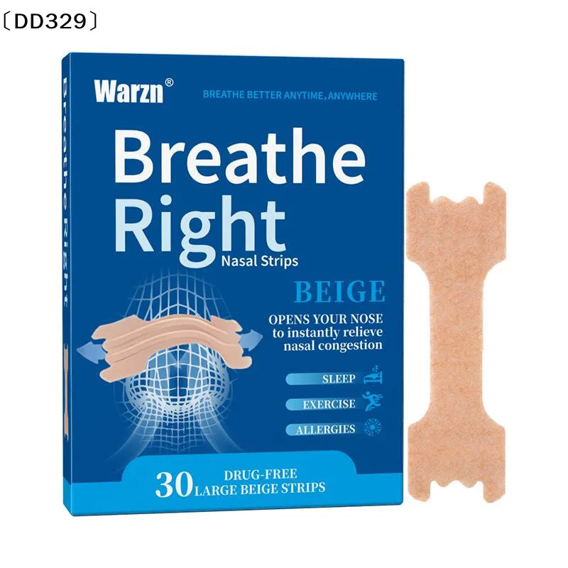 30 Pcs Nasal Strips for Better Breathing | Snoring Relief Mouth Tape