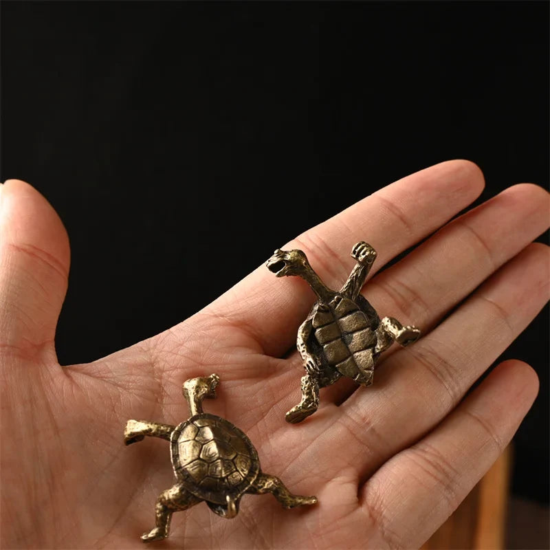 Antique Alloy Kung Fu Turtle Incense Holder | Home Decor Line Incense Burner