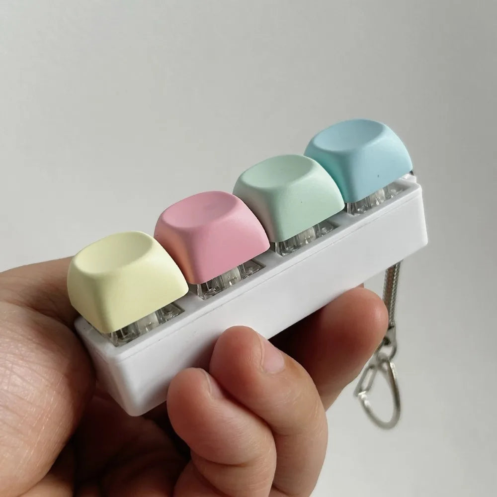 Finger Keyboard Push Pop Game | Stress Relief Desk Toy
