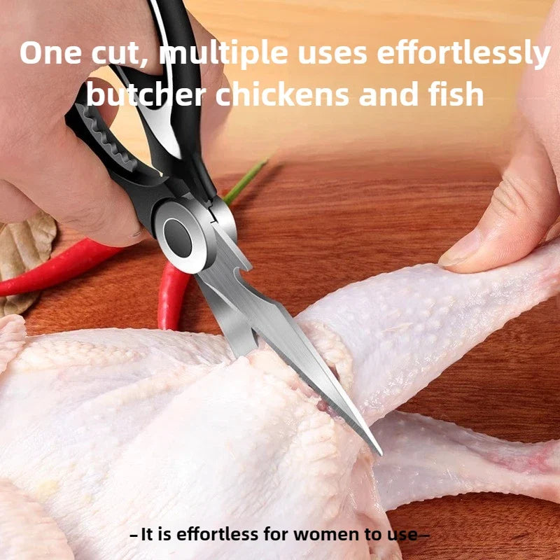 Stainless Steel Kitchen Scissors | Heavy Duty Multipurpose Shears