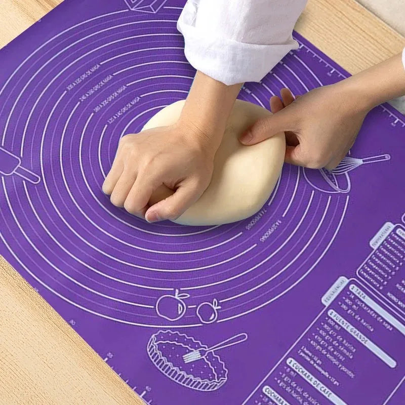 Large Silicone Pastry Mat | Non-Stick Dough Rolling Board