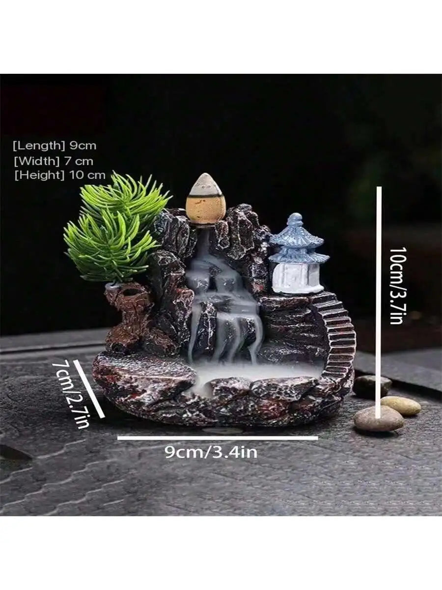 Resin Incense Burner with Smoke Reflux | Creative Home Aromatherapy Decor