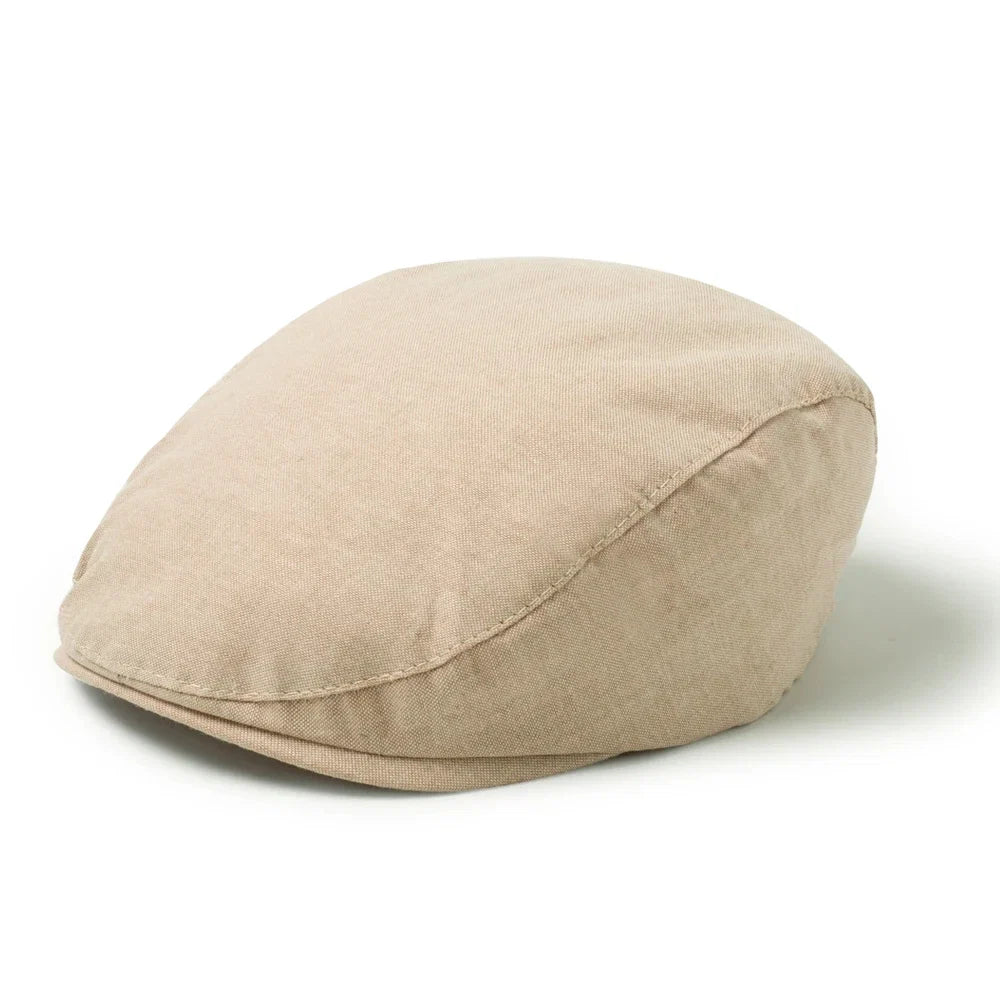 Baby Cotton Beret | Adjustable Solid Hat for Baby Boys