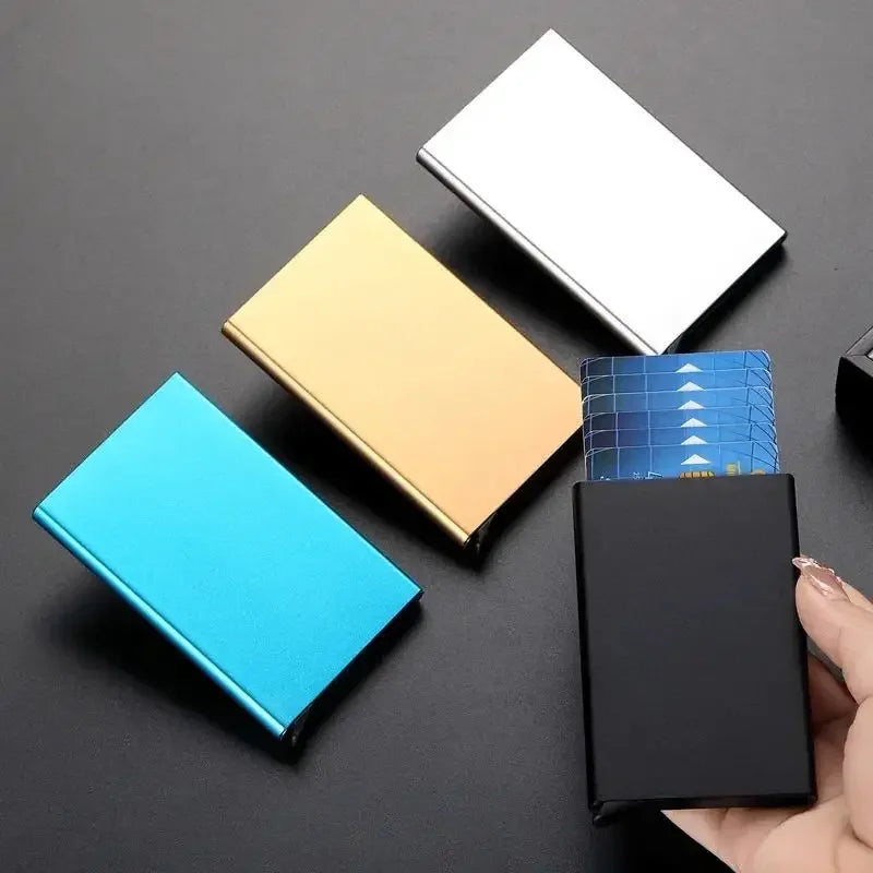 RFID Smart Wallet Card Holder | Metal Pop Up Minimalist Wallet