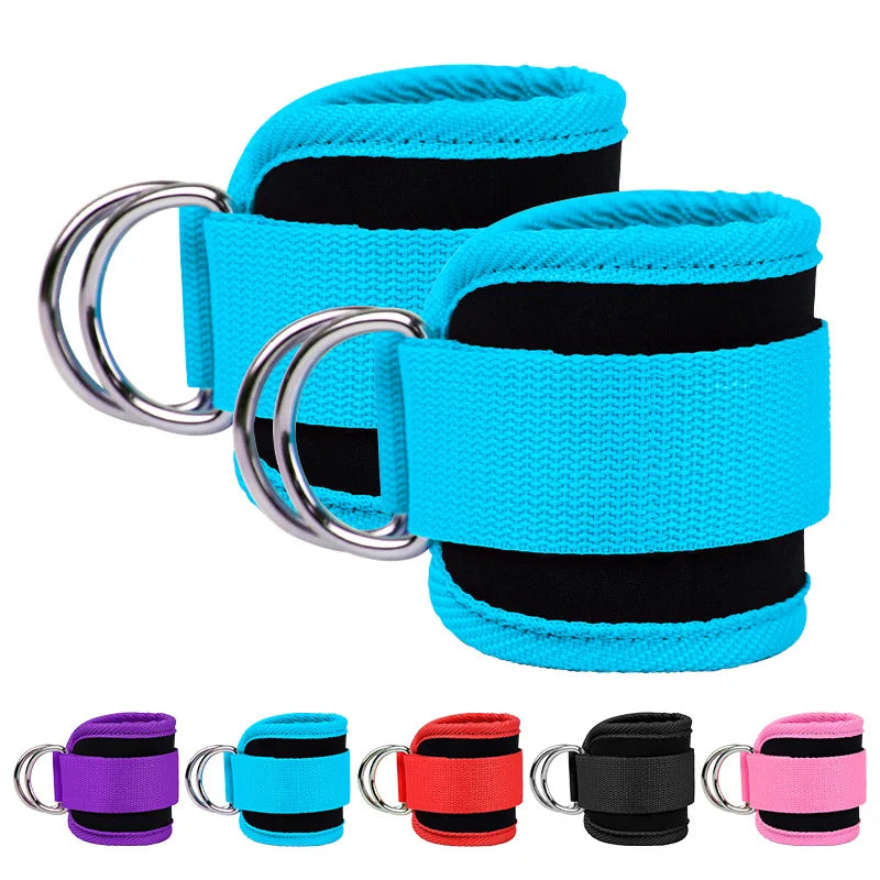 Ankle Strap for Cable Machine | Adjustable D Ring Leg Workout Cuff