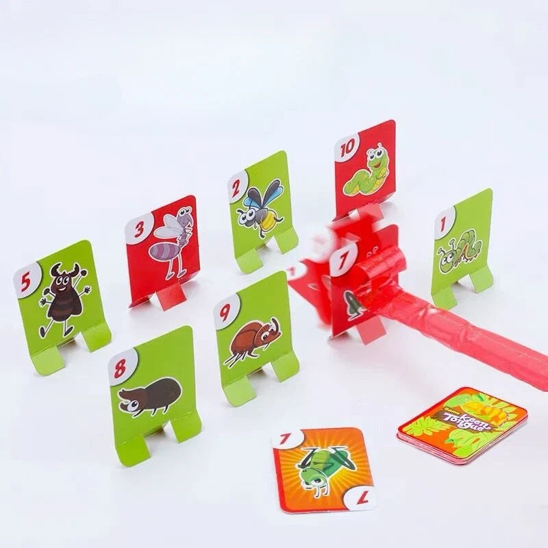 Frog Mouth Tongue Board Game | Greedy Snake Colorful Lizard Family Fun