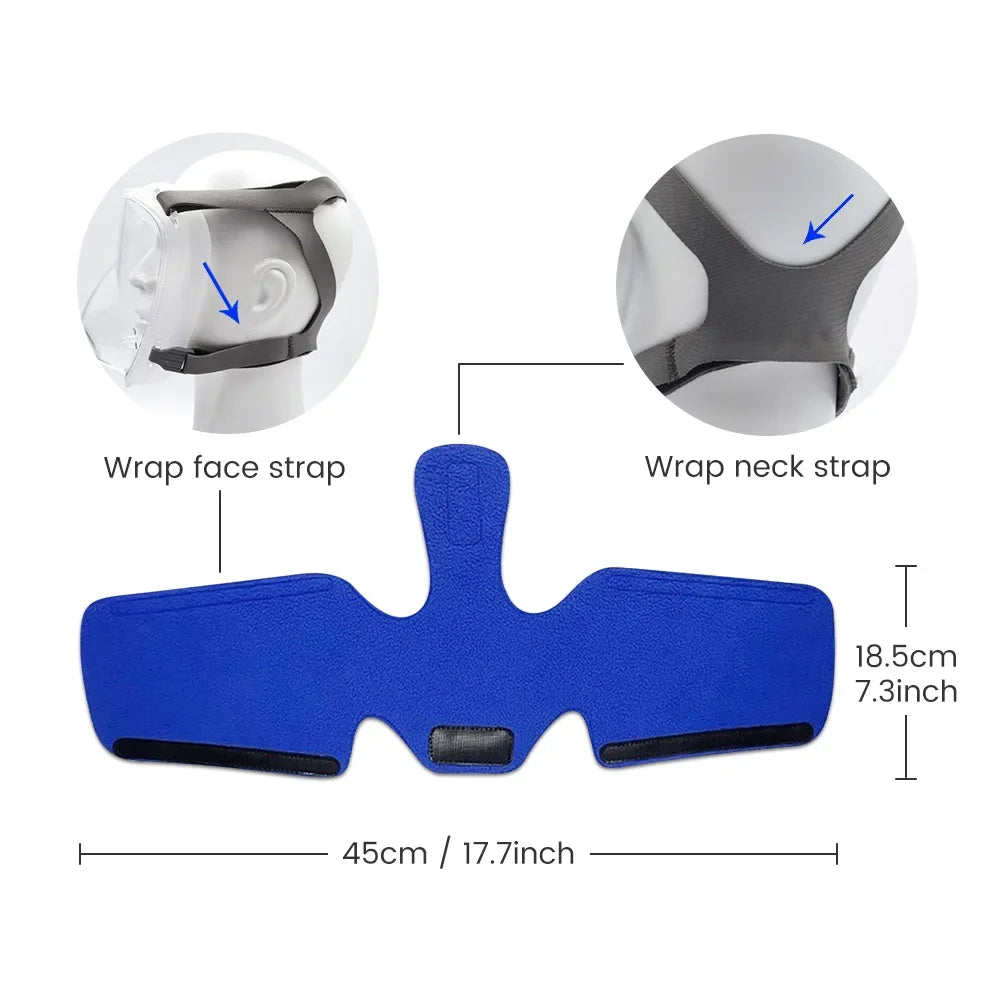CPAP Neck Pad for Headgear Straps | Soft CPAP Mask Strap Cover