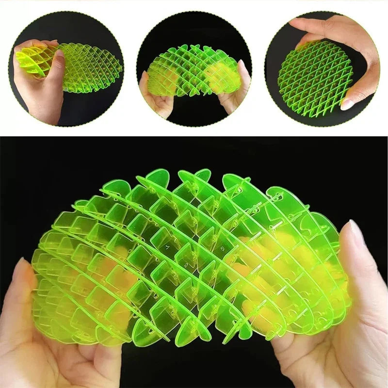 Stretchable Mesh Fidget Worm Toy | 3D Telescoping Stress Relief Toy