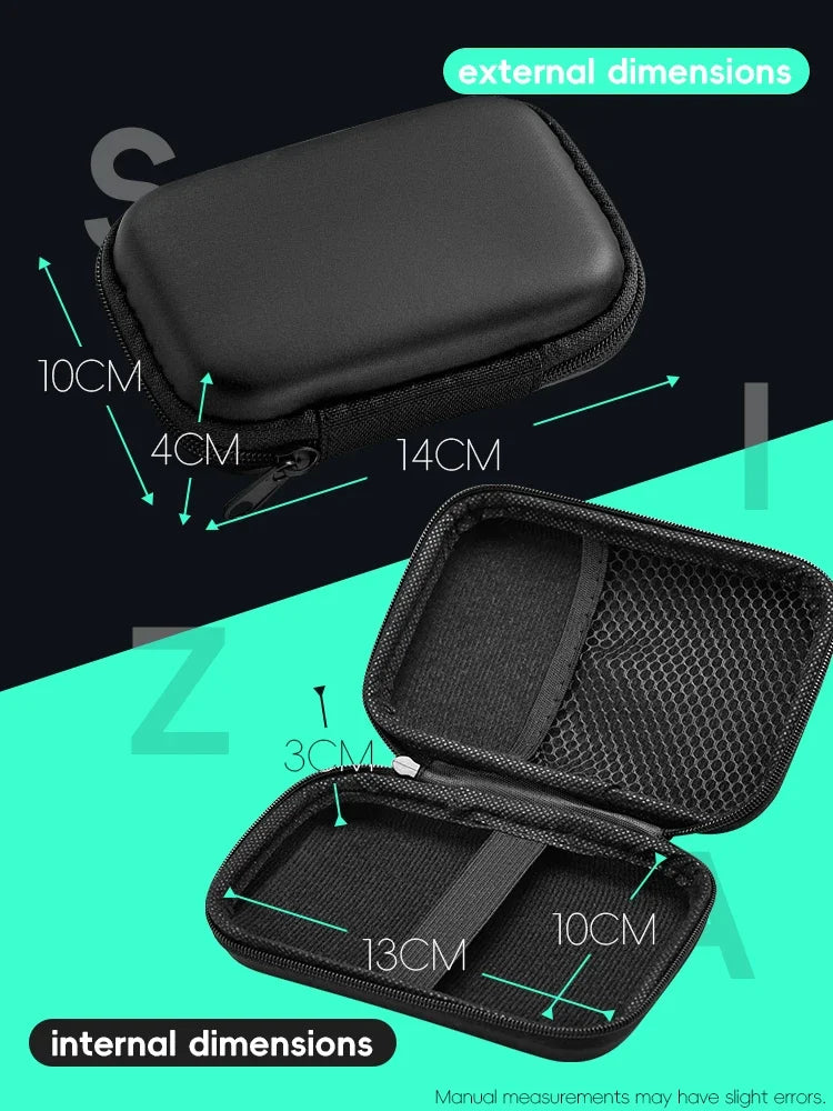 Hard Case for RG35XX Plus / Miyoo Mini Plus / R36S / R35S | Anti-Shock Portable Gaming Carrying Pouch