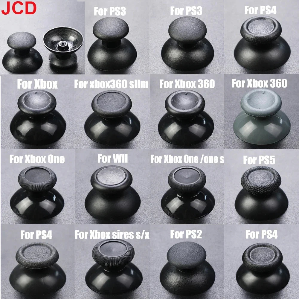 Controller Thumbstick Grips Set | Universal Replacement Analog Stick Caps for PS2 PS3 PS4 PS5 Xbox One Series S X 360