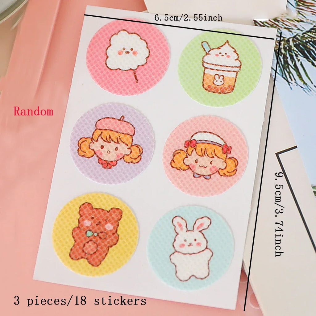 Girl Heart Mosquito Repellent Patches | 18 Pack Portable Stickers