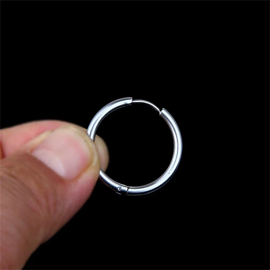 G23 Titanium Hoop Earrings | Hypoallergenic Piercing Jewelry for Men Women