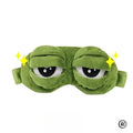 3D Frog Sleep Mask | Creative Cartoon Soft Travel Blindfold