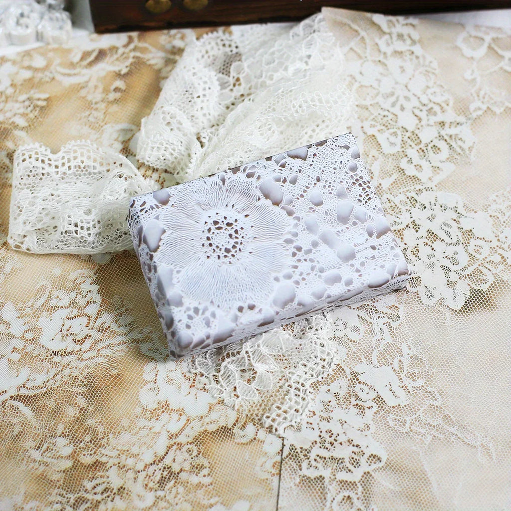 Vintage Lace Scrapbook Paper Set | 30 Sheets for Junk Journaling