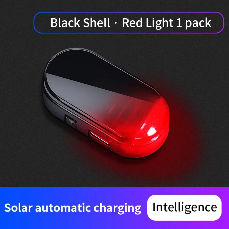 Solar Powered Dummy Security Alarm Light | Wireless Anti-Theft Warning Lamp