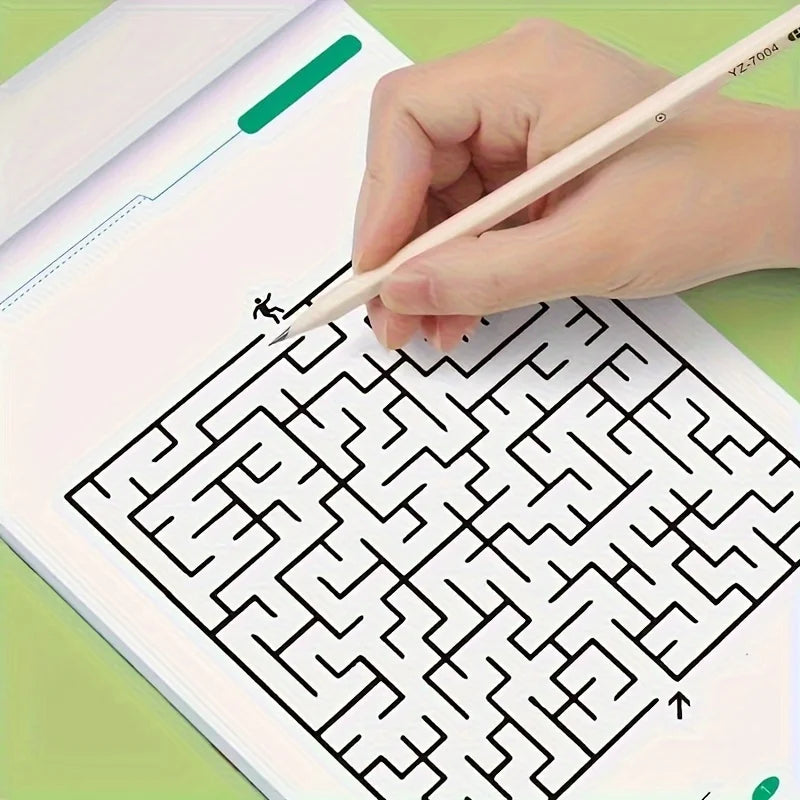 Kids Maze Puzzle Book for Focus and Thinking Skills | Fun Learning Activity