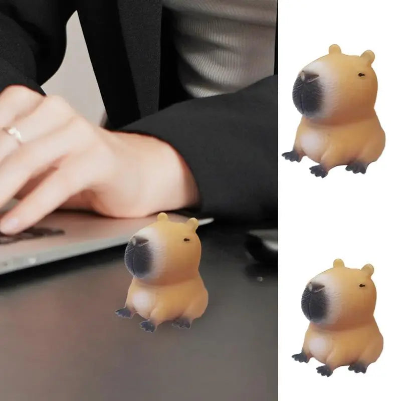 Squishys Capybara Squeeze Toy | Soft Fidget Stress Relief Pinch Toy