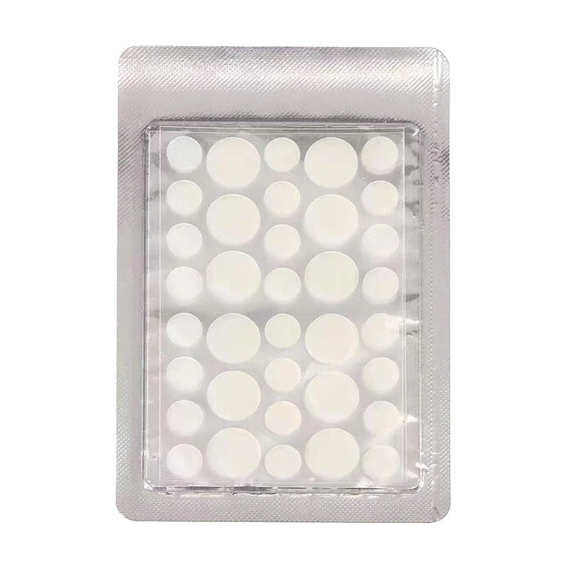 24pcs/36pcs Round Hydrogel Invisible Acne Sticker | Skin Care & Makeup Cover Patches