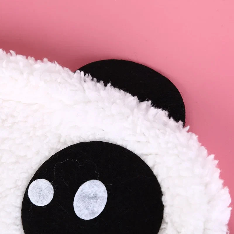 Cartoon Panda Sleep Eye Mask | Light Blocking Cotton Eyeshade for Relaxation